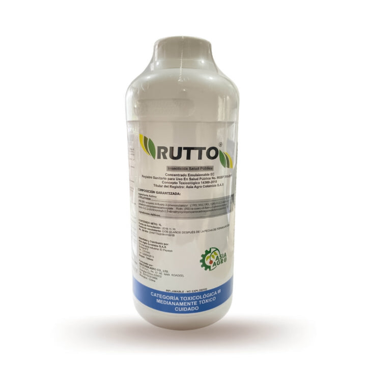 Rutto EC Insecticida Piretroide | Cyfluthrin 5%