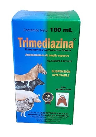 Trimediazina V.m. Inyectable. 100 Ml,Agrolandia