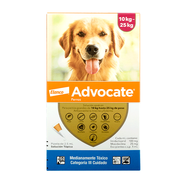 Advocate Antiparasitario Interno Y Externo Para Perros Bayer
