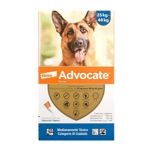 Advocate Antiparasitario Interno Y Externo Para Perros Bayer