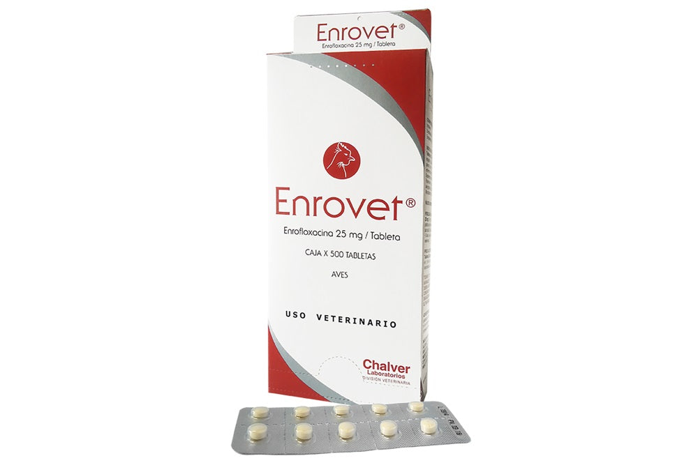 Enrovet 25 Mg Caja De 500 Tabletas,Agrolandia