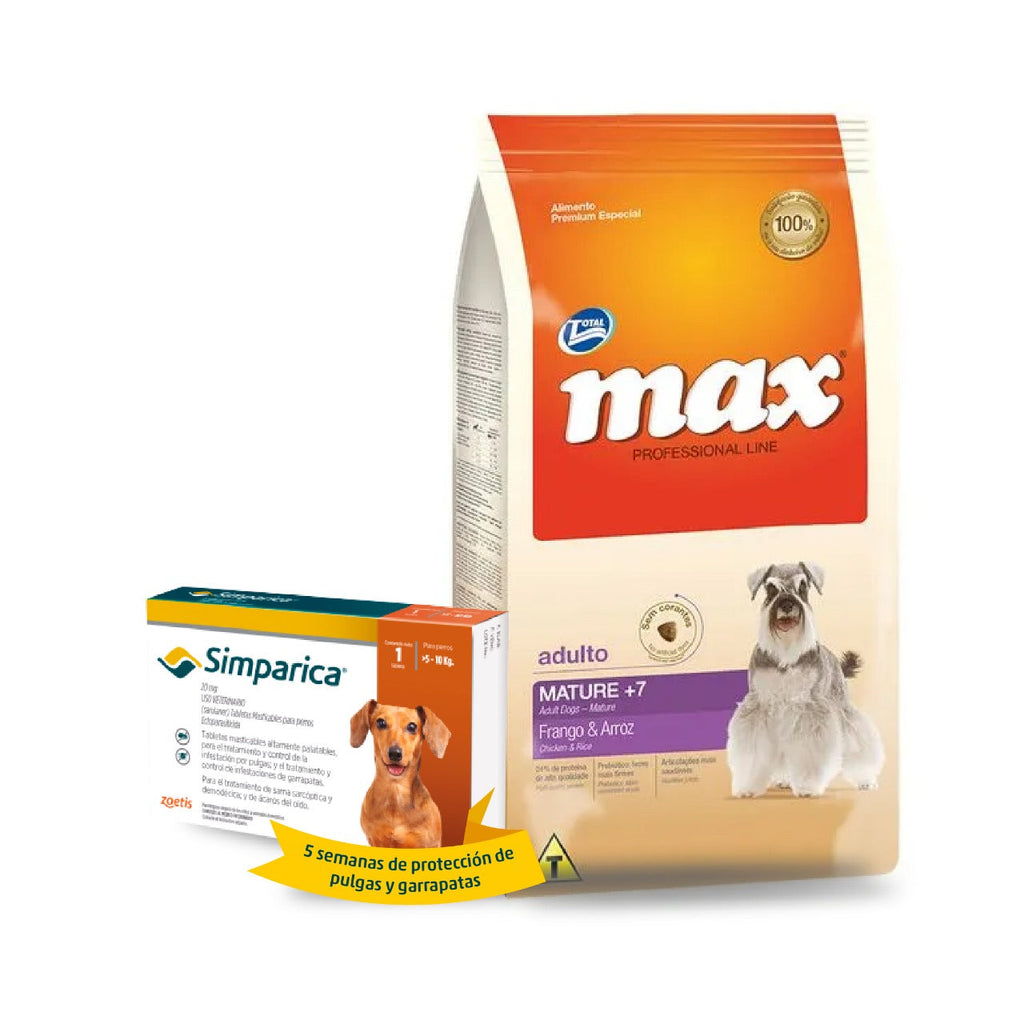 Max Mature Frango Y Arroz X 15Kg + Simparica Gratis,Agrolandia