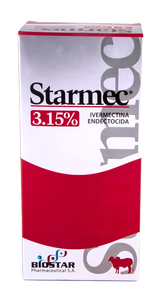 Starmec Ivermectina 3.15% Inyectable 250Ml,Agrolandia